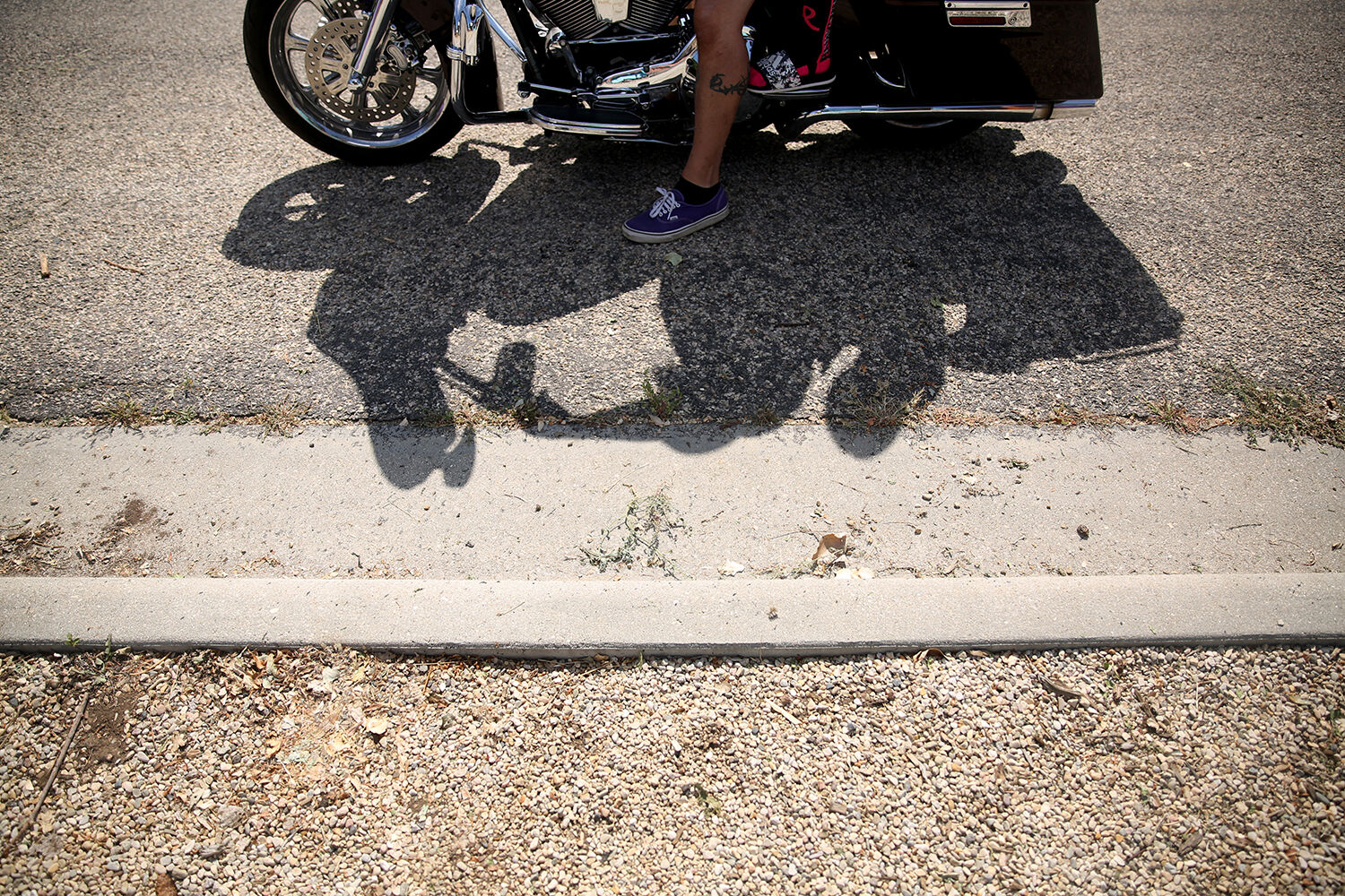 Tiffany O’Neil’s friends from work stopped by to show off their bikes